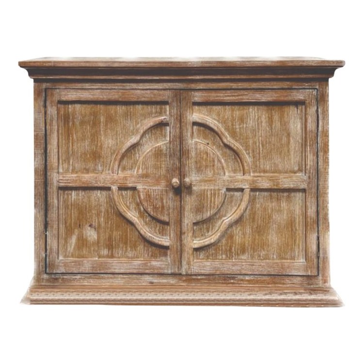 Rustic Carved Cabinet