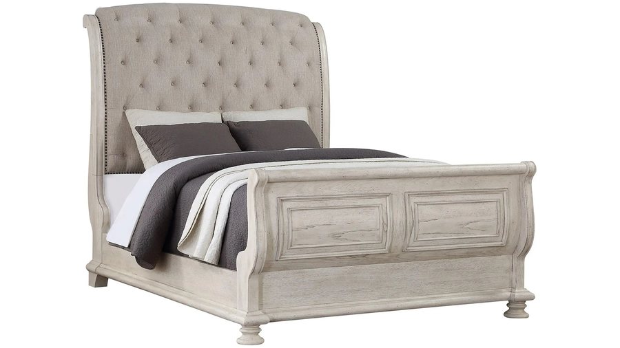 Upholstered Sleigh Bed