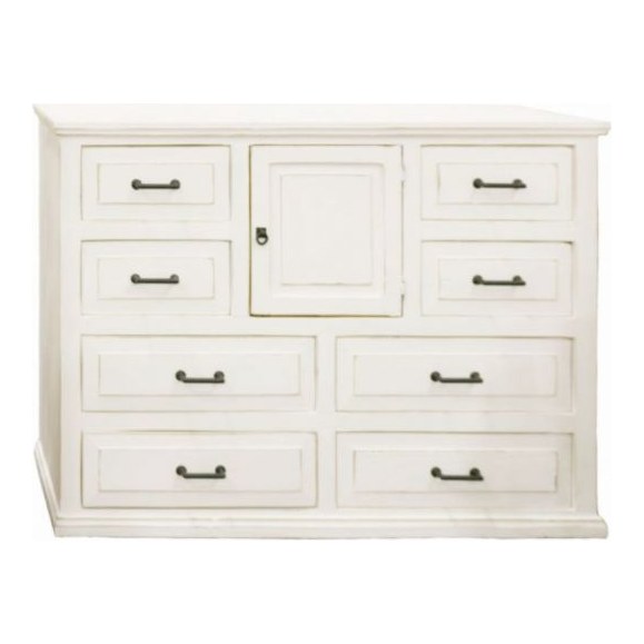 Distressed White Dresser
