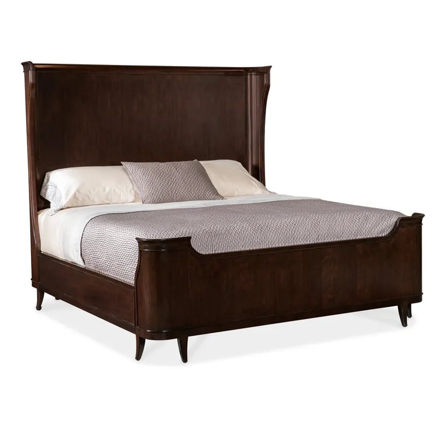 Wood Sleigh Bed
